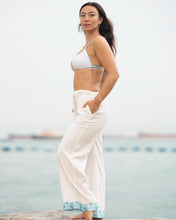 Load image into Gallery viewer, Bahara Linen Pants𓇼Ocean Blue