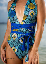 Load image into Gallery viewer, Nailah One Piece║ Ewa Naibu Teal/Blue