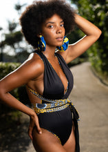 Load image into Gallery viewer, Nailah One Piece║ Water Well Yellow/Black