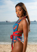 Load image into Gallery viewer, Nailah One Piece║  Rolls Royce Red/Blue
